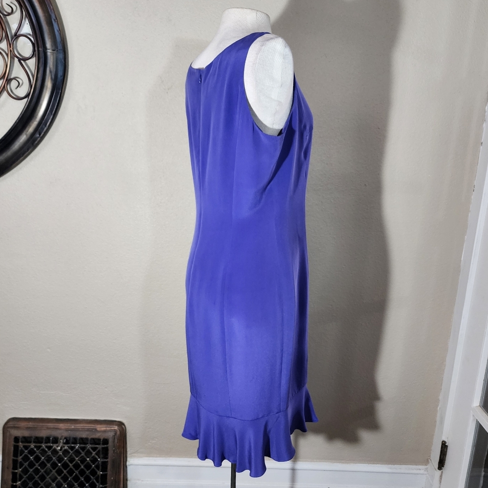 Valerie Dress Silk Sleeveless  Lavender Size 12 - Picture 8 of 16